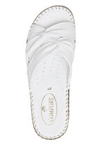 ELENA EDEN Schlauchriemchen-Pantolette WEISS