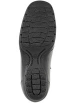 ELENA EDEN, gefütterte Damen-Boots, Winterschuhe, Weite H, mit Lammfell SCHWARZ-BORDEAUX