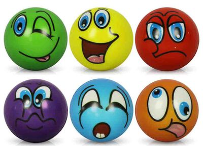 Anti-Stress-B&auml;lle, 6er-Set 