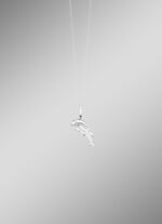 Delfin-Anh&auml;nger in Silber 