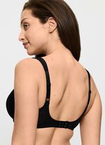 Triumph-Comfort Minimizer-B&uuml;gel-BH mit elastischer T&uuml;llstickereispitze SCHWARZ