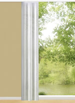 Store mit Öko-Soft-Bleileinen-Abschluss WEISS-WEISS