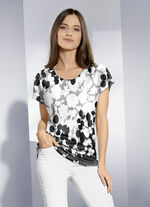 Hübsches Shirt mit überschnittener Schulterpartie 