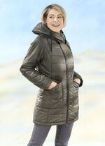 Jacke mit abnehmbarer Kapuze 