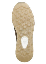 Slipper aus weichem Velourleder TAUPE