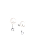 Klassische Ohrstecker mit Süßwasser-Zuchtperlen 