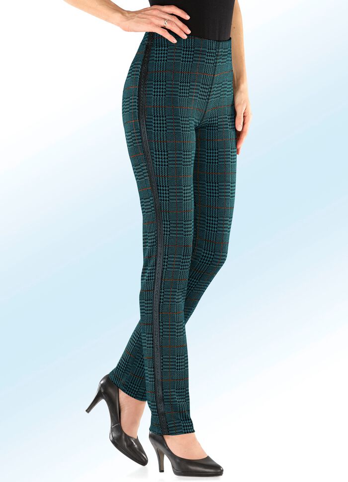 Hose in angesagter Karo-Dessinierung 