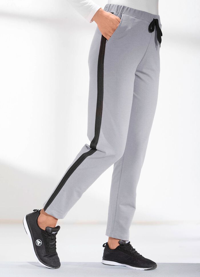 Freizeithose von &bdquo;Plantier&ldquo; in 4 Farben GRAU-SCHWARZ