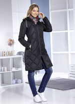 Funktionsmantel mit Rautenstepp 