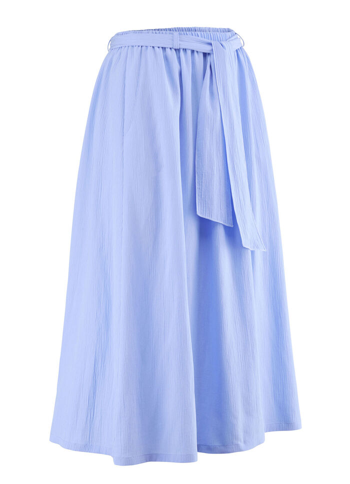 Rock mit Stoffbindeband HELLBLAU