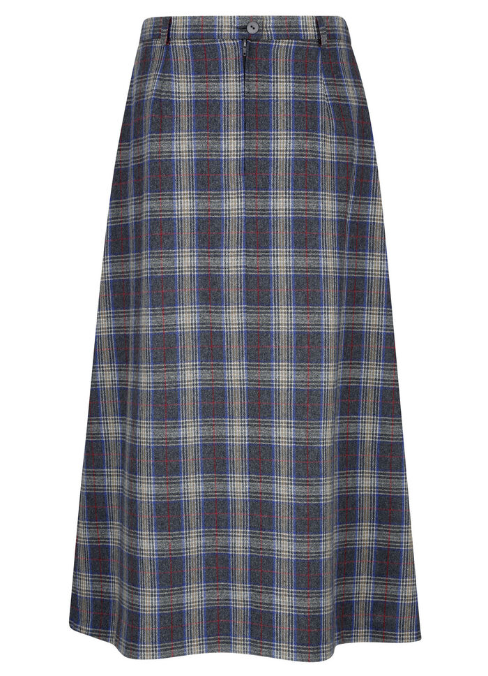 Rock mit aparter Karo-Dessinierung 