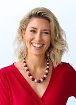 Rot-wei&szlig;e Kugelkette 