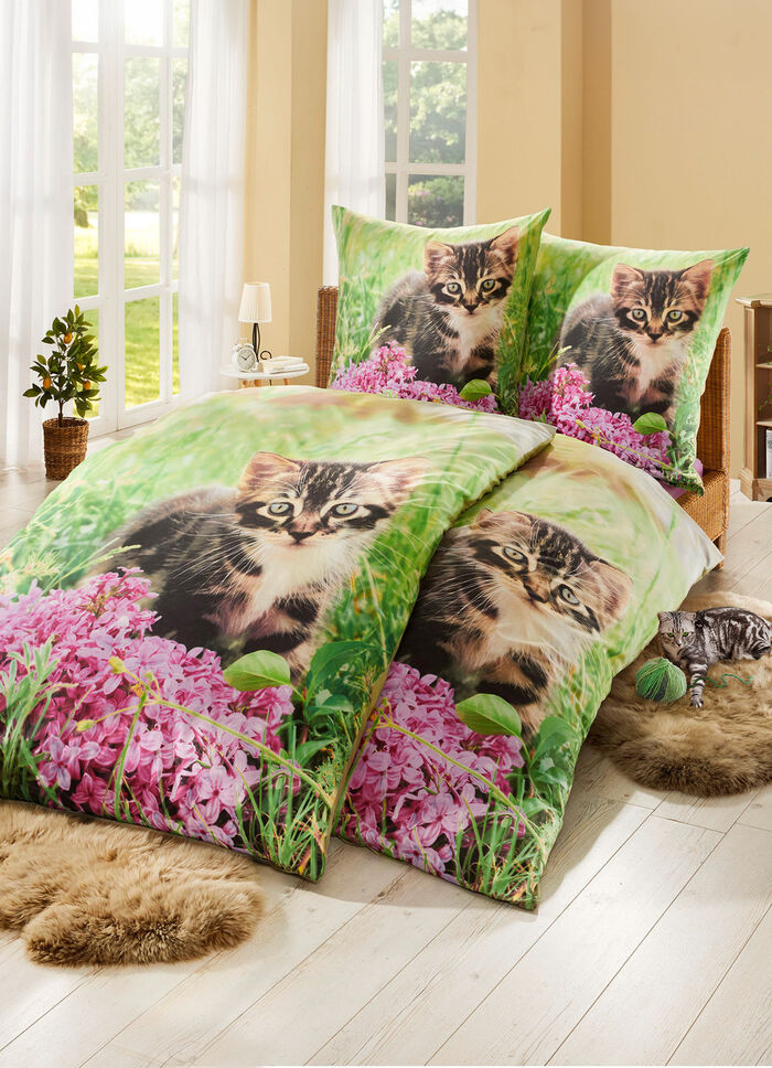 Bettwäsche-Garnitur mit Reißverschluss 