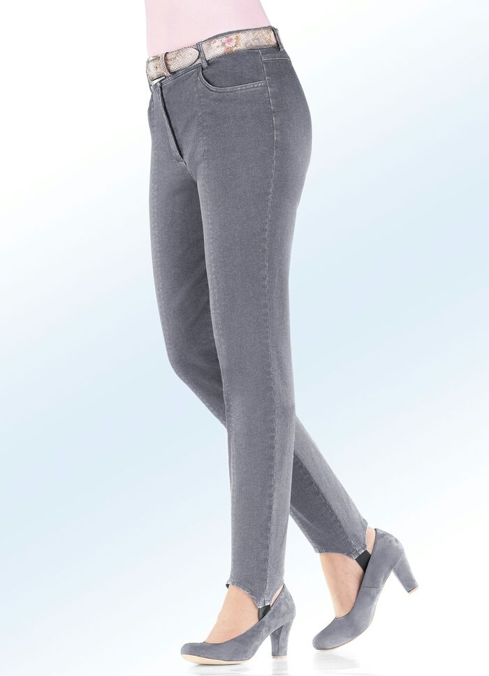 Figurformende Jeans-Steghose 