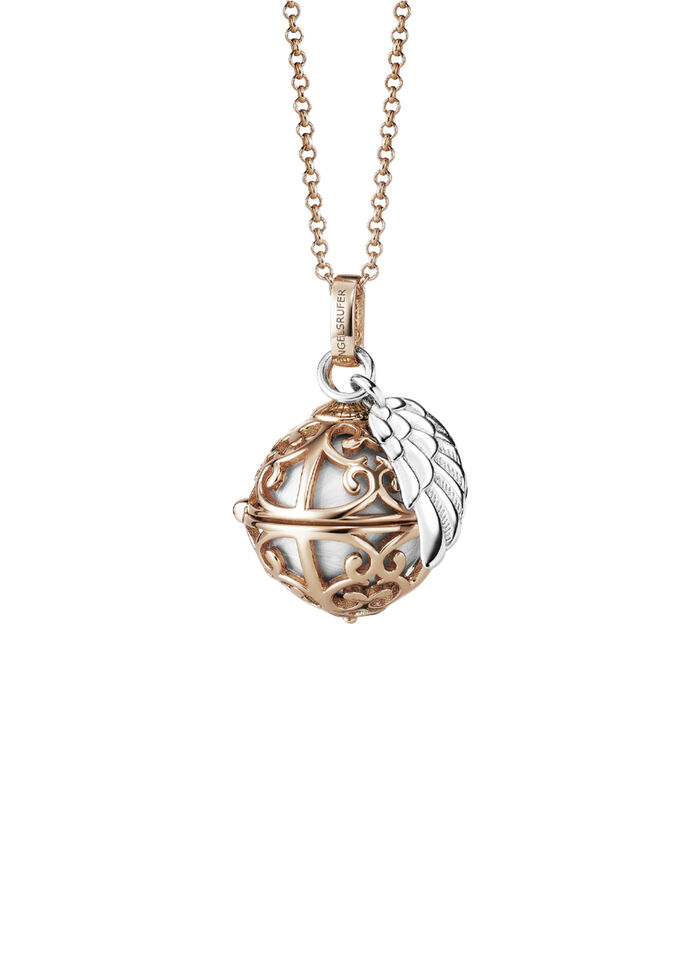 Zeitloser Anh&auml;nger mit Engelsfl&uuml;gel 