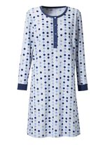 Zweierpack Nachthemden, Langarm mit Knopfleiste und B&uuml;ndchen 