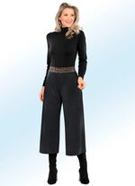 Weich flie&szlig;ende Culotte in Wildleder-Optik 