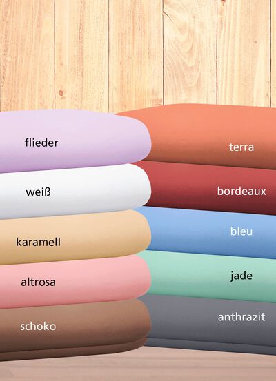 Biber-Betttuch aus 100% Baumwolle 
