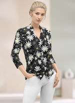 Shirtbluse mit Floral-Druck 