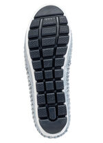 Gemini Mokassin-Slipper aus weichem, glänzend geprägtem Nappaleder JEANSBLEU