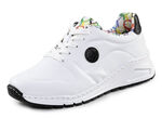 Rieker, stylische Damen-Sneaker, Weite H, mit herausnehmbarem Fußbett WEISS-SCHWARZ