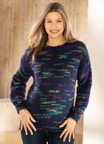 Pullover aus Effektgarn 