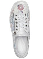 Remonte, elegante Damen-Sneaker, Weite G, mit Rei&szlig;verschluss SILBER-BUNT