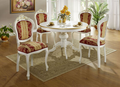 Esszimmerstühle mit Gestell aus massivem Buchenholz 