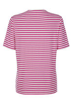 Shirtjacke mit garngef&auml;rbtem Ringeldessin 