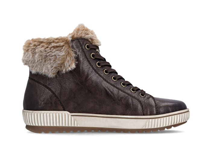 Remonte, gef&uuml;tterte Damen-Boots, Winterschuhe, Weite G, mit herausnehmbarem Fu&szlig;bett 