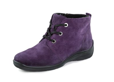 Waldl&auml;ufer, bequeme Damen-Boots, Winterschuhe, Weite H, mit herausnehmbarem Fu&szlig;bett 