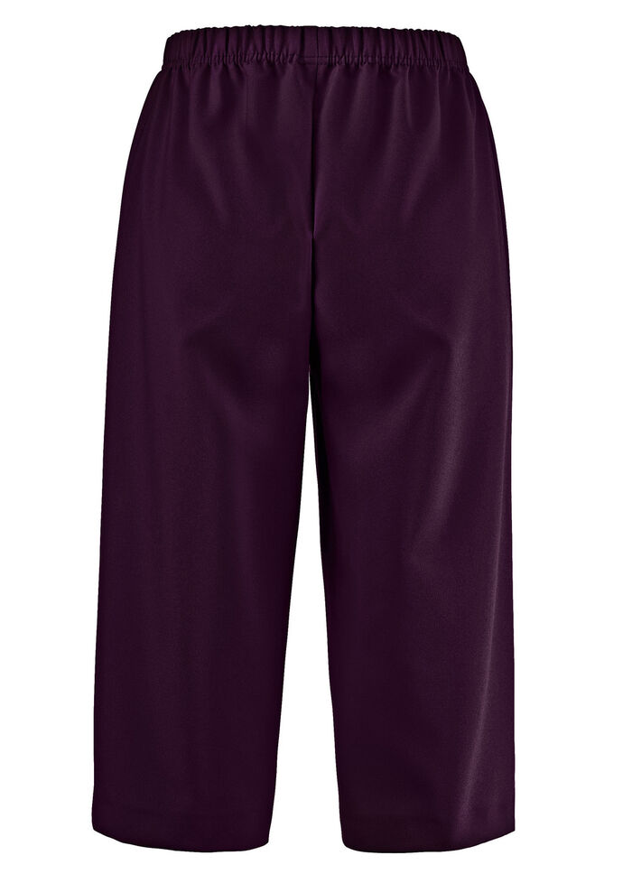 Bermudas in Schlupfform AUBERGINE