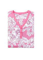 Zweierpack Nachthemden, knielang, mit Knopfleiste  