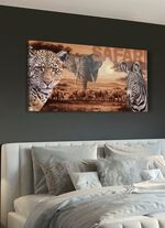 Hochwertiges Leinwandbild auf Holzrahmen 