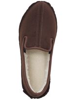 Gef&uuml;tterte Herren-Hausschuhe, mit Schurwolle 