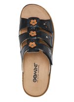 Gemini Pantolette mit verstellbaren Klettspangen SCHWARZ