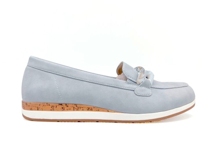 Bequemer Slipper in  Veloursleder-Optik 