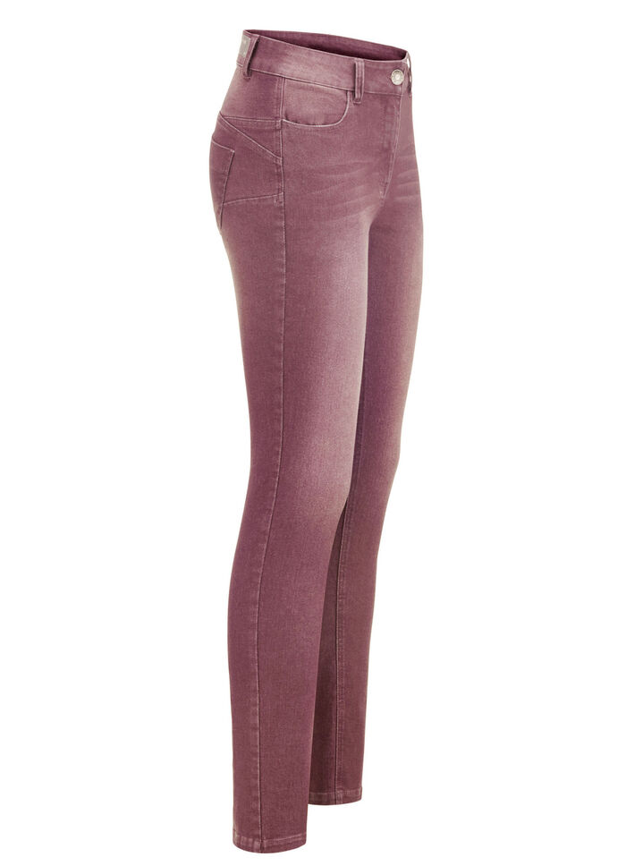 Jeans mit Push-up-Effekt BORDEAUX