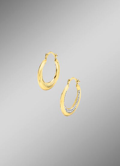 Vielseitige Creolen, beidseitig tragbar 