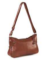 Laurina, Tasche, Damen, mit verstellbarem Umh&auml;ngeriemen COGNAC