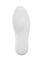 ELENA EDEN Sneaker aus Lackleder mit edlem Metallschmuck WEISS