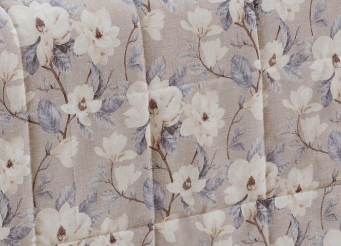 Tagesdecken mit Karosteppung und Kissenbez&uuml;ge BEIGE