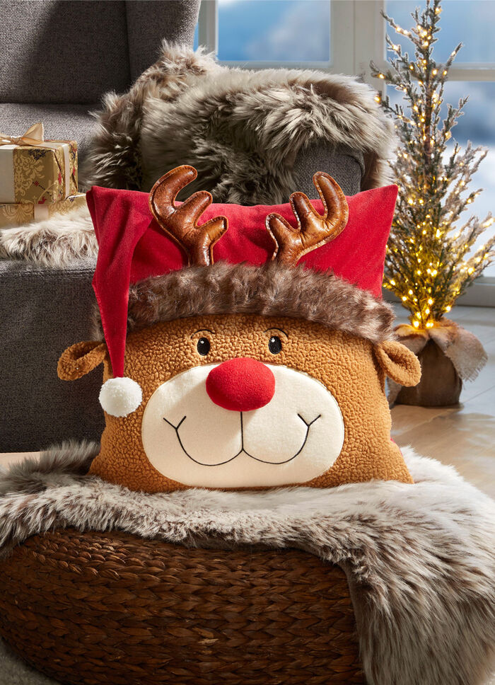 Kissenbezug mit Nikolausmütze 