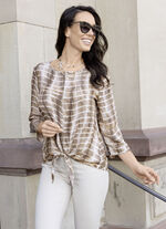 Tunika mit schönem Druck 