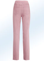 Edle Hose in Schlupfform DUNKELROS&Eacute;