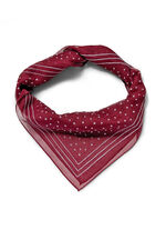 Nickituch mit Pünktchen-Dessin 