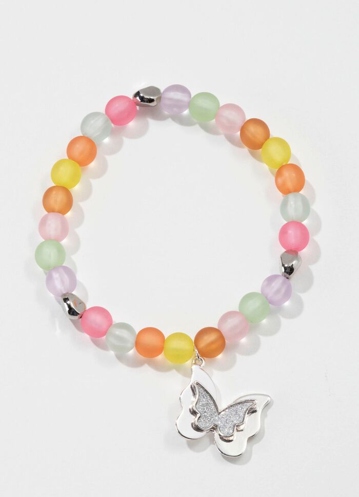 Stretch-Armband mit Schmettleringsanh&auml;nger 