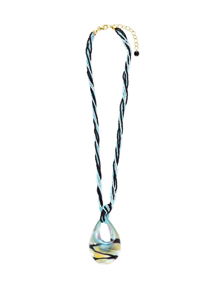 Mehrreihige Halskette aus Muranoglas 