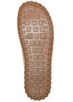 Gemini Slipper mit seitlich eingesetzten Gummiz&uuml;gen GELB-BRAUN