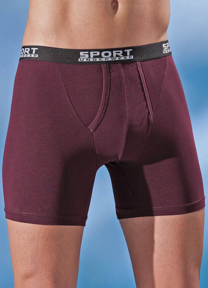 Dreierpack Pants aus Feinjersey, uni bunt 